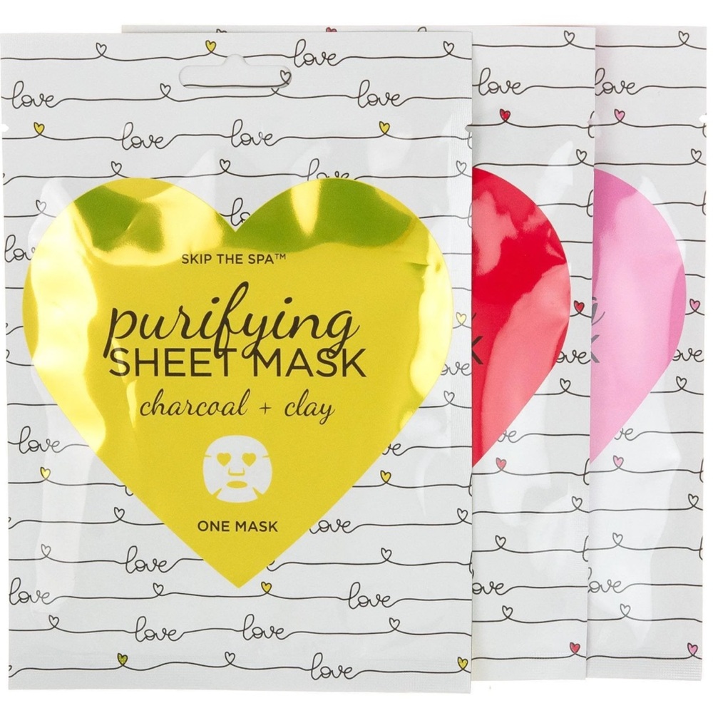 3 Sheet Mask Boxed Set Purifying Hydrating Repairing Sheet Masks by Jack Pierre